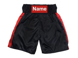 Personlig Boxing Shorts : KNBSH-033-Svart